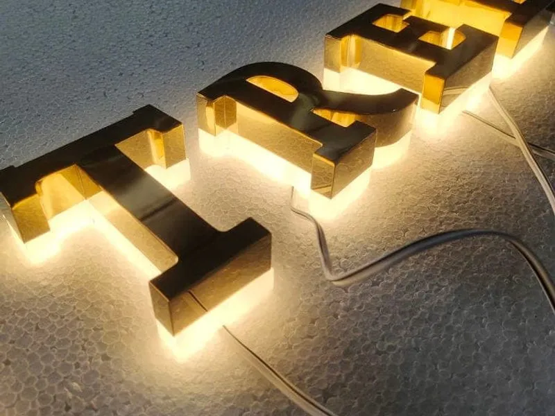 Side-lit Acrylic Letters