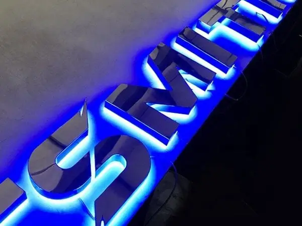 Brushed Stainless Steel Letters