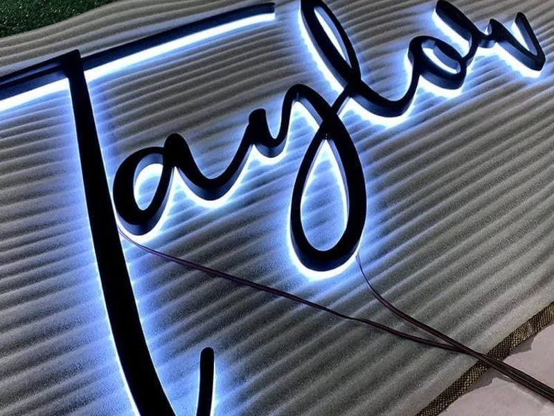 Electroplated Gold Signs
