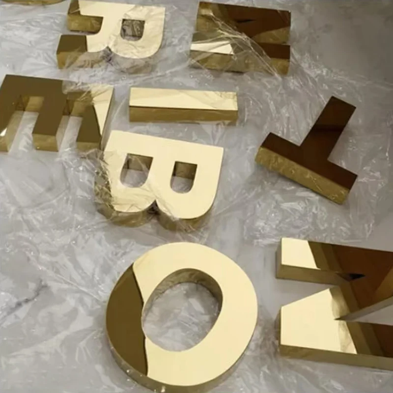 electroplated-letters real project